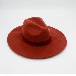 Free People — Coral Wood Coral Film Felt Hat